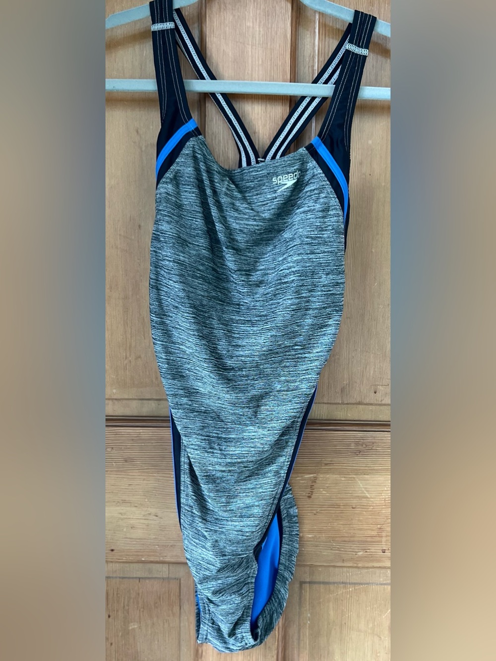 Speedo Grey & Blue One Piece Swimsuit 10